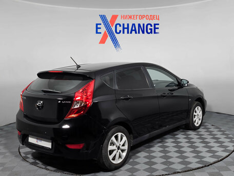 2011 Hyundai Solaris I, чёрный, 563000 рублей, вид 4