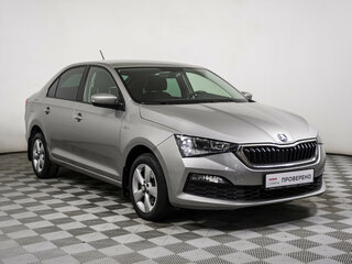2021 Skoda Rapid II, серебристый, 1577000 рублей, вид 3
