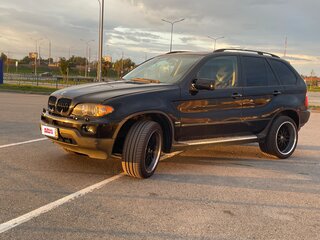 2004 BMW X5 3.0i I (E53) Рестайлинг, чёрный, 750000 рублей, вид 2