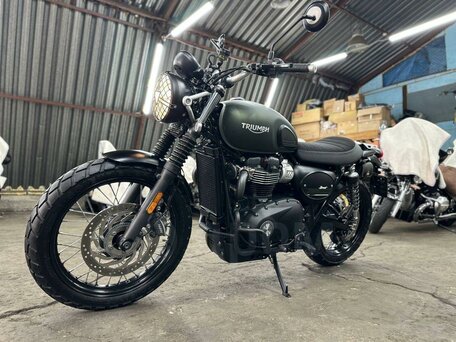 2017 Triumph Scrambler, зелёный, 1050000 рублей, вид 2