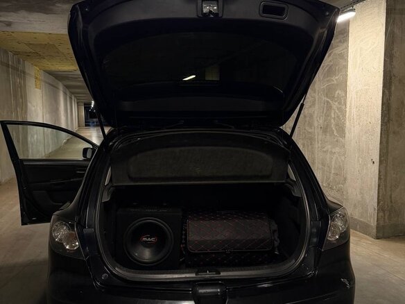 2007 Mazda 3 I (BK) Рестайлинг, чёрный, 540000 рублей - вид 6