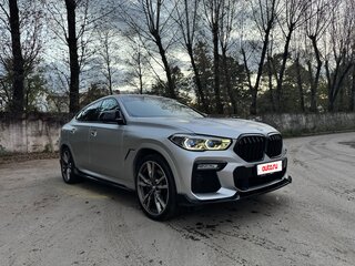 2019 BMW X6 M50i III (G06), синий, 6900000 рублей, вид 4