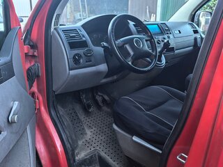 2007 Volkswagen Transporter Long T5, красный, 620000 рублей, вид 4