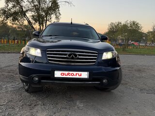 2007 Infiniti FX35 I (S50) Рестайлинг, синий, 890000 рублей, вид 4