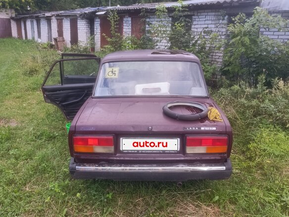 2008 Lada (ВАЗ) 2107, пурпурный