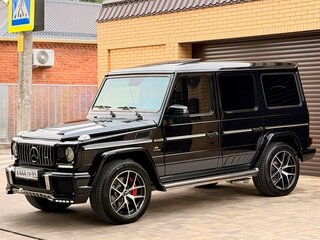 2013 Mercedes-Benz G-Класс AMG 63 AMG I (W463) Рестайлинг 2, чёрный, 7450000 рублей, вид 4
