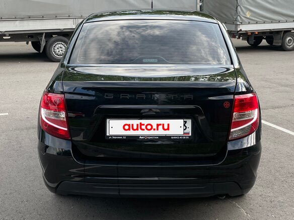 2023 Lada (ВАЗ) Granta Euro-2 I Рестайлинг, чёрный, 610000 рублей - вид 4