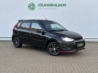 2013 Lada (ВАЗ) Kalina II, чёрный, 380000 рублей, вид 3
