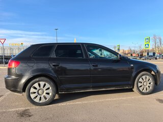 2005 Audi A3 II (8P) Рестайлинг 1, чёрный, 560000 рублей, вид 2