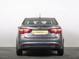 2014 Kia Rio III, серый, 859000 рублей, вид 4