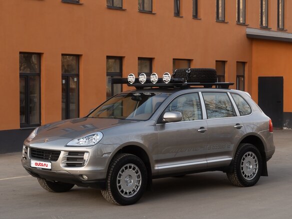 2008 Porsche Cayenne I Рестайлинг (957), бежевый, 4000000 рублей - вид 1