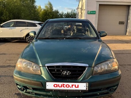 2004 Hyundai Elantra III (XD2) Рестайлинг, зелёный, вид 2