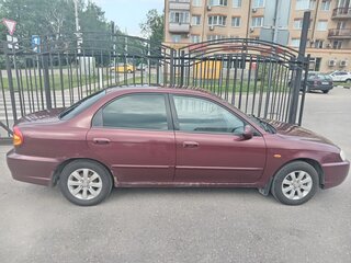 2008 Kia Spectra I Рестайлинг 2, красный, 220000 рублей, вид 3