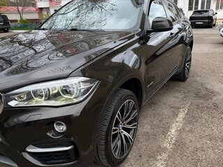 2015 BMW X6 35i II (F16), коричневый, 3350000 рублей, вид 2