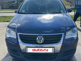 2008 Volkswagen Touran I Рестайлинг, синий, 700000 рублей, вид 1