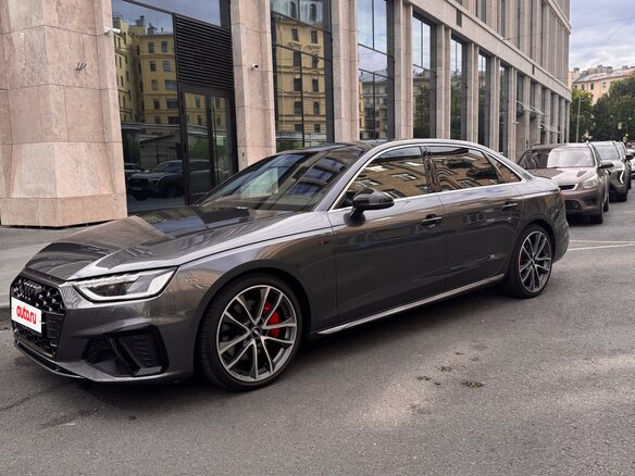 2020 Audi A4 45 TFSI Long V (B9) Рестайлинг, серый - вид 1