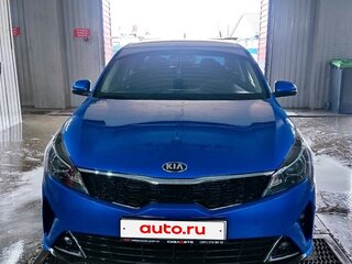2021 Kia Rio IV Рестайлинг, синий, 1690000 рублей, вид 1