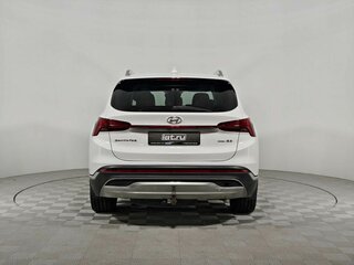 2021 Hyundai Santa Fe IV Рестайлинг, белый, 3215000 рублей, вид 4