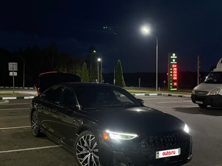 2022 Audi A8 Long 55 TFSI IV (D5) Рестайлинг, чёрный, 4775000 рублей, вид 1