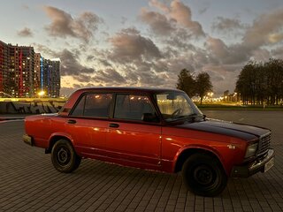 2007 Lada (ВАЗ) 2107, красный, 170000 рублей, вид 4