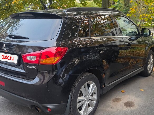 2012 Mitsubishi ASX I Рестайлинг, чёрный, 1100000 рублей