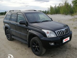 2005 Toyota Land Cruiser Prado 5-speed 120 Series, чёрный, 1750000 рублей, вид 4