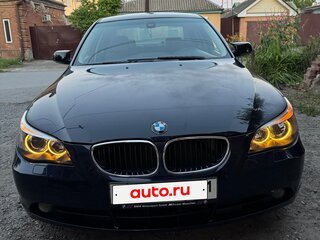 2003 BMW 5 серии 520i V (E60/E61), чёрный, 900000 рублей, вид 5