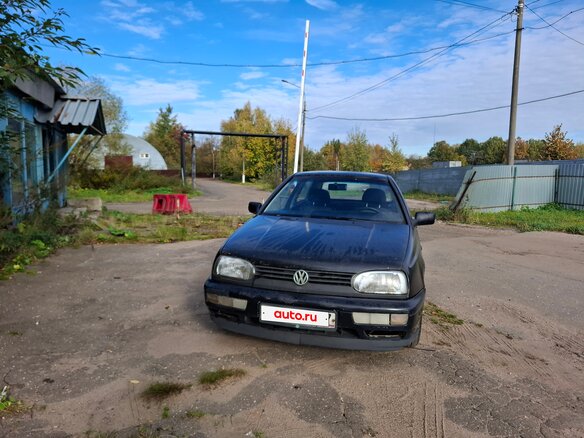 1997 Volkswagen Golf III, чёрный