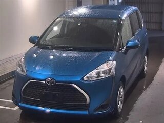 2019 Toyota Sienta II Рестайлинг, синий, 1300000 рублей, вид 1