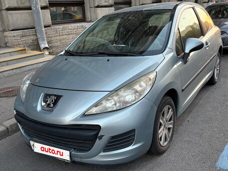 2010 Peugeot 207 I Рестайлинг, голубой, 420000 рублей, вид 3