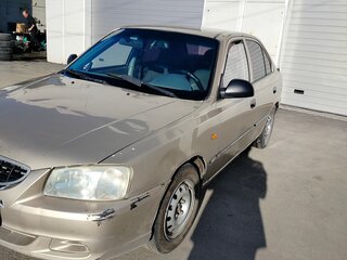 2006 Hyundai Accent ТагАЗ II, бежевый, 230000 рублей, вид 1