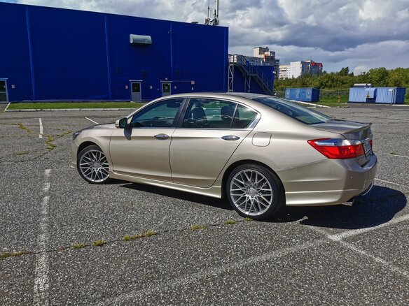 2013 Honda Accord IX, бежевый, 2450000 рублей - вид 7