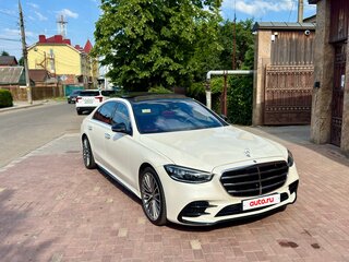 2021 Mercedes-Benz S-Класс 500 Long 4MATIC VII (W223), белый, 12600000 рублей, вид 3