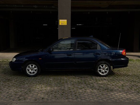 2008 Kia Spectra I Рестайлинг 2, синий, 189000 рублей - вид 6
