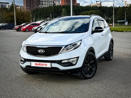 2014 Kia Sportage III Рестайлинг, белый, 1620000 рублей, вид 2