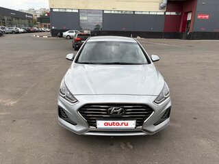 2018 Hyundai Sonata VII (LF) Рестайлинг, серебристый, 1900000 рублей, вид 2