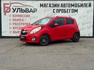 2011 Chevrolet Spark III, красный, 495000 рублей, вид 3