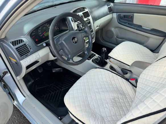 2006 Kia Cerato I, серебристый, 315000 рублей - вид 8