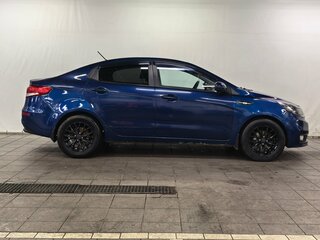 2015 Kia Rio III Рестайлинг, синий, 740000 рублей, вид 3