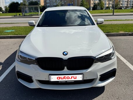2020 BMW 5 серии 520d xDrive VII (G30/G31/G38), белый, 3500000 рублей, вид 2