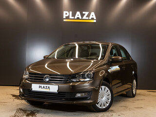 2016 Volkswagen Polo V Рестайлинг, коричневый, 1313000 рублей, вид 1