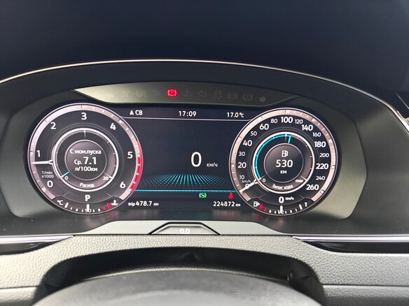2018 Volkswagen Passat Alltrack DSG7 B8, серый, 2490000 рублей - вид 12