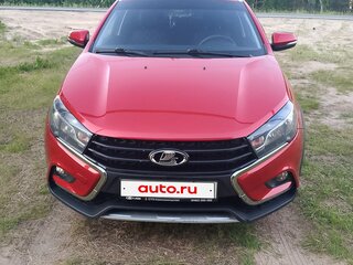 2018 Lada (ВАЗ) Vesta SW Cross I, красный, 1200000 рублей, вид 1