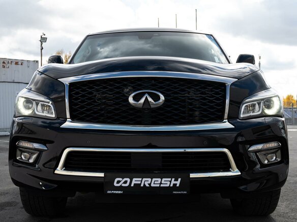 2017 Infiniti QX80 I Рестайлинг, чёрный, 3585000 рублей - вид 5