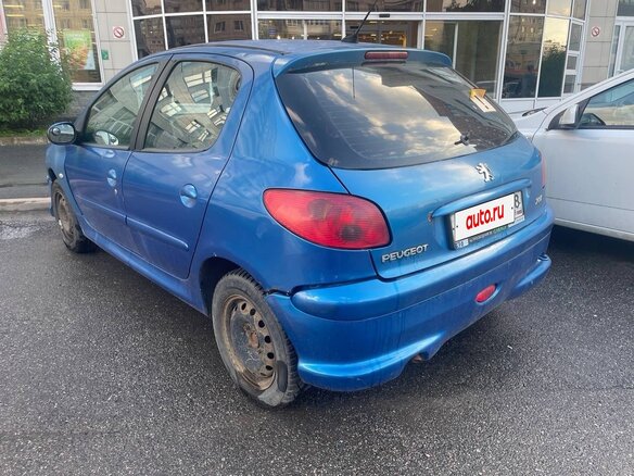 2006 Peugeot 206, синий - вид 5