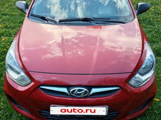 2011 Hyundai Solaris I, красный, 639000 рублей, вид 2