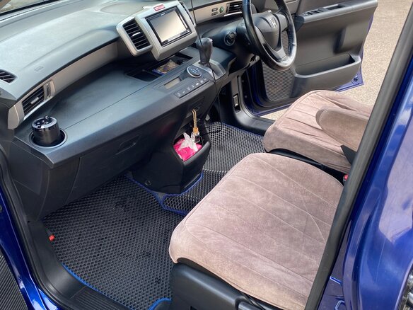 2012 Honda Freed I Рестайлинг, синий, 950000 рублей - вид 7