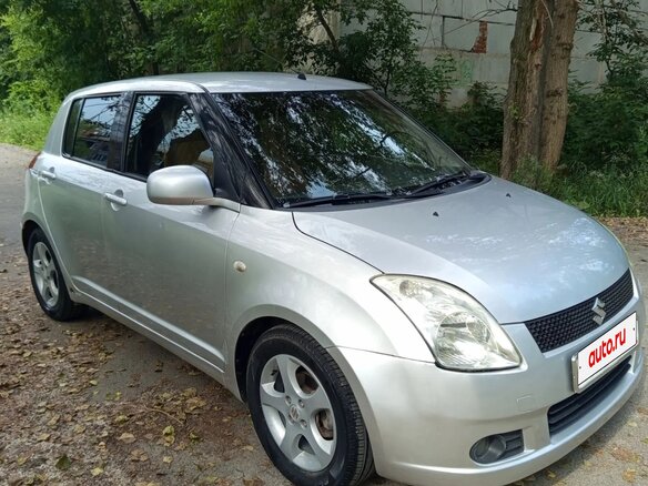 2007 Suzuki Swift III, серебристый - вид 1