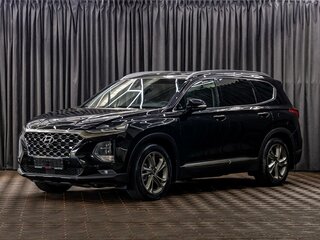 2020 Hyundai Santa Fe IV, чёрный, 2855000 рублей, вид 1