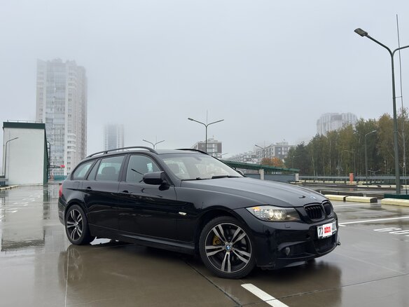 2009 BMW 3 серии 318d V (E90/E91/E92/E93) Рестайлинг, чёрный, 990000 рублей